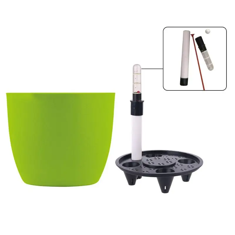 f92b pp 6x5'''later Watering Planders Flower Pots ในร่มพร้อมตัวบ่งชี้ระดับน้ำสวนที่ทันสมัยตกแต่ง Planter Pot สำหรับทุกคน