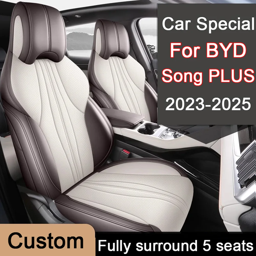

Car Special Seat Covers For BYD Song PLUS DM-i byd 2023 2024 2025 Seat Cushion Full Covered Seat Protection Cover Accessories