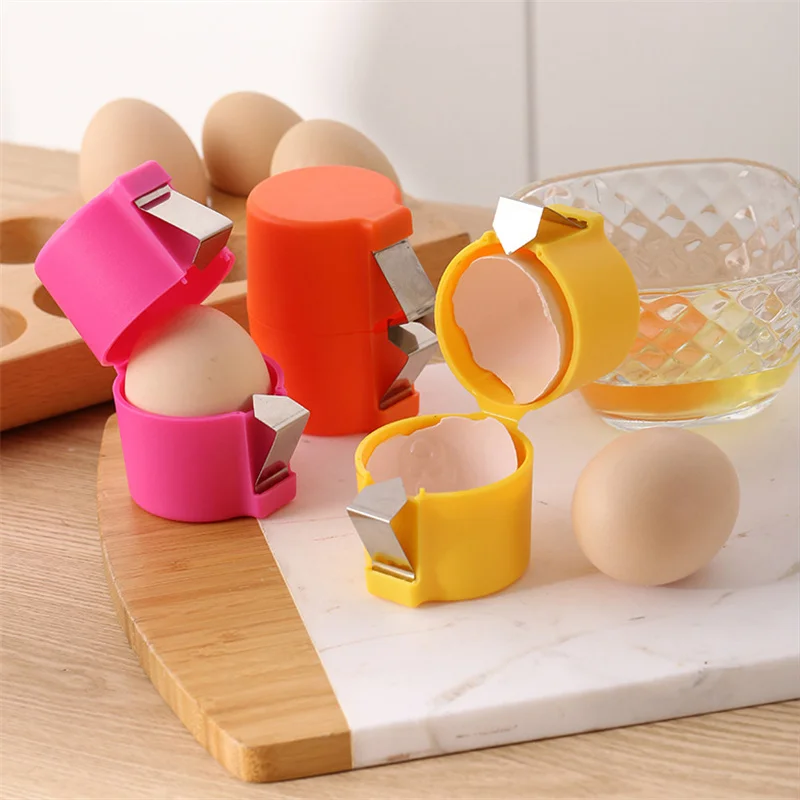 Eggshell Separator Handheld Eggshell Opener Kitchen Baking Tools Egg Cutting Tool Portable Egg Cracking Tool For Home Kitchen