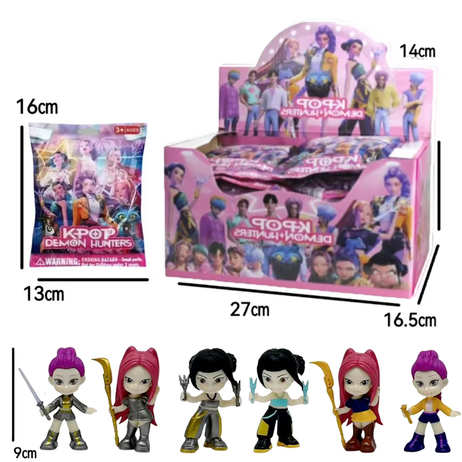 2025 جديد أنيمي Kpop شيطان الصيادين دمية لعبة من الفينيل رومي ميرا زوي شخصية صندوق أعمى حلية لعبة ألعاب أطفال هدية الكريسماس