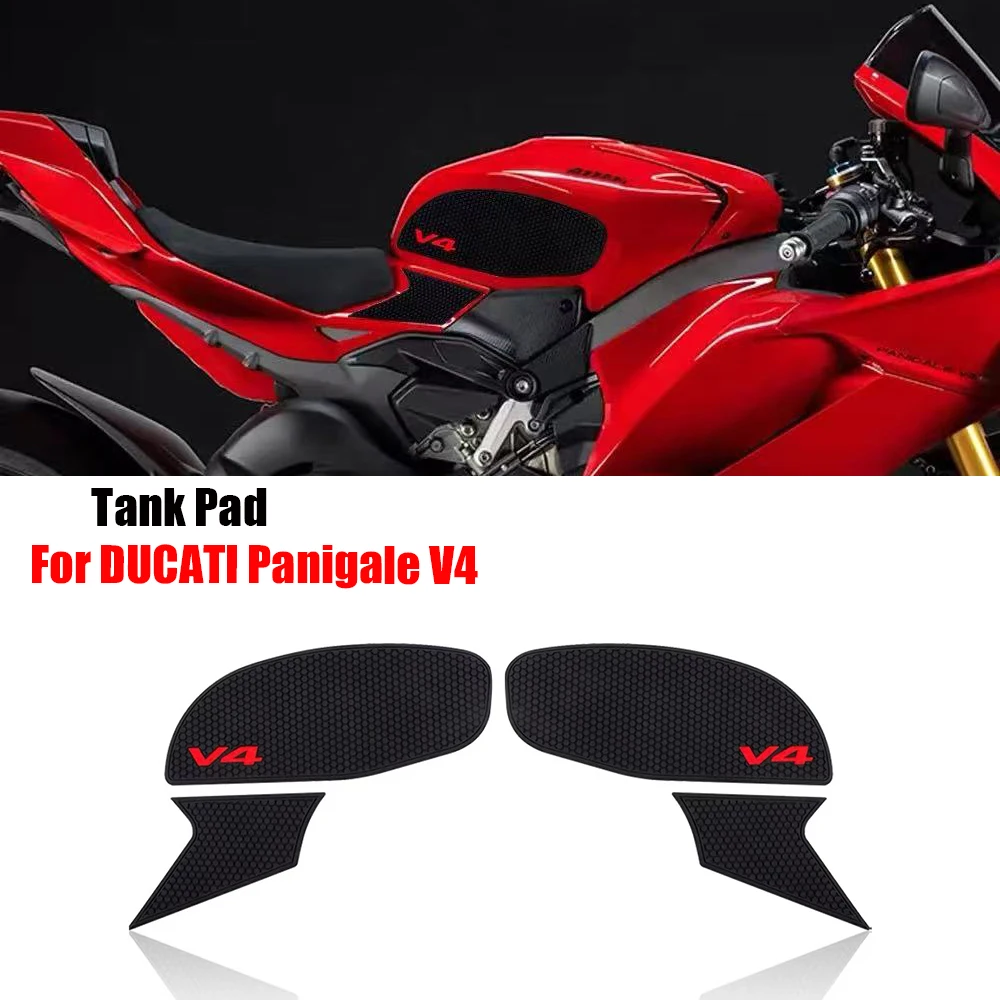 

Tank Grips For Ducati Panigale V4 Panigale V4S /SP2 2025 Fuel Tank Pad Tank Protection Sticker Knee Grip Pads Knee Traction