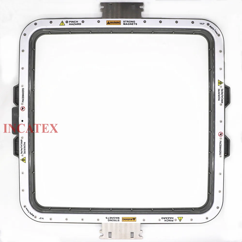 

Good Quality Tajima China Cap Household Embroidery Machine Magnetic Frame Hoop 370x370mm 14.5x14.5 Inches Length 495mm