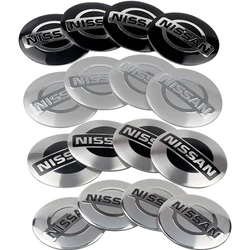 4PCS 56mm Car Wheel Center Hub Caps Tire Rim Covers Replacement Decoration For Nissan Nismo GTR Juke Versa Almera Xterra Qashqai