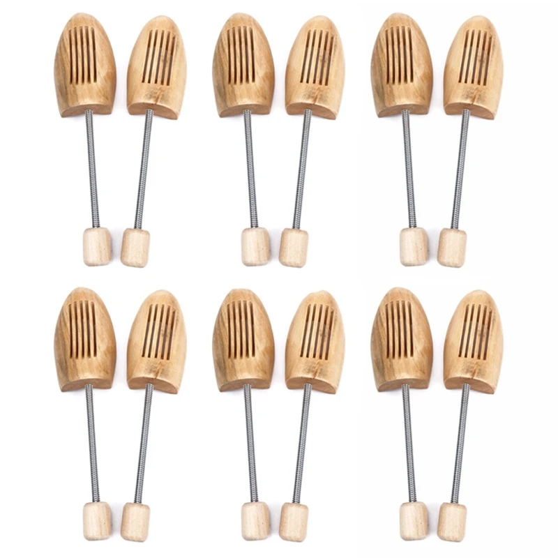 2Pcs/4Pcs Wooden Shoe Stretcher Men Women Internal Support Shoe Tree Anti Deformation Shoe Trees Shaping Anti Wrinkle Shoe Lasts