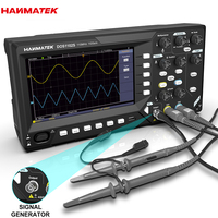 Hanmatek 2 in 1 Digital Oscilloscope With Signal Generator 2 Channels 100MHz Desktop Oscilloscope Electronics Test Measurement