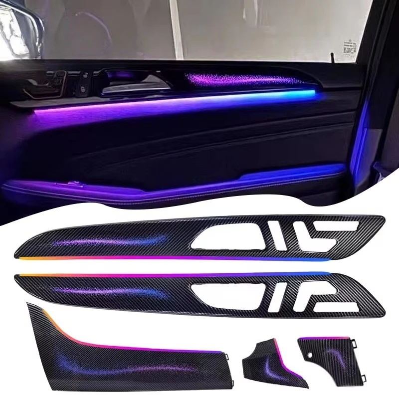 Car Ambient Light for Mercedes-Benz X166 ML/GL/GLE/GLS 64-Color Dynamic LED Auto Interior Atmosphere Accessories Decoration