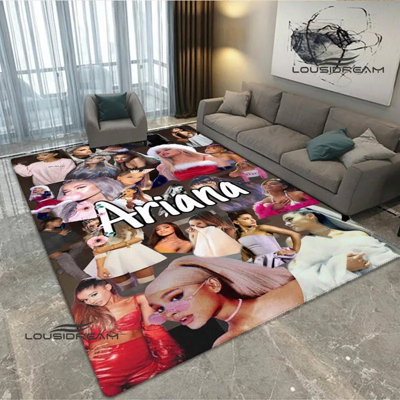 Singer Ariana grande Printed Carpet Non -slip carpet rugs for bedroom area rug bedroom decoration Outdoor rugs birthday gift