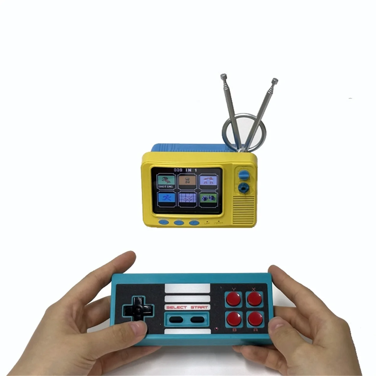 

Hot! Retro TV Game Console 3.0 Inch Handheld Game Player Built-in 339-In-1 C3 Classic Games Mini Pocket Gamepad for Kids Gift