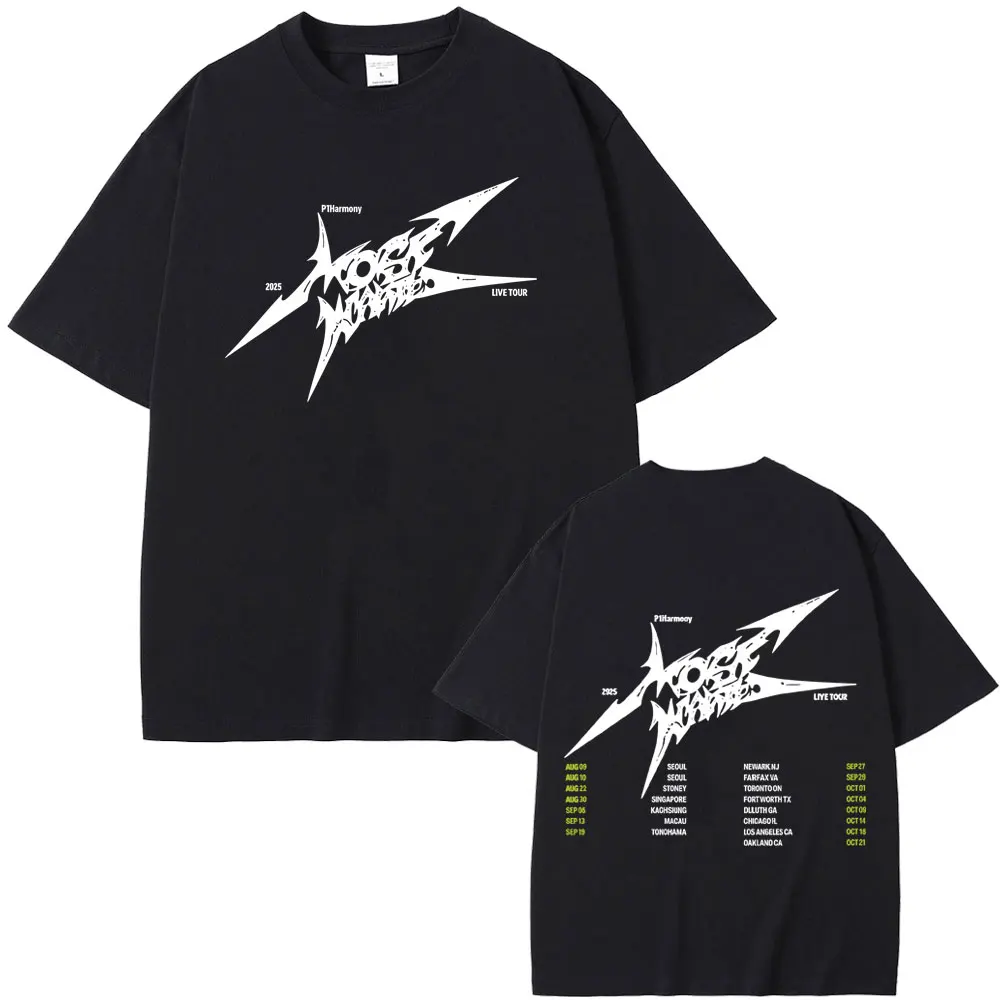 

Korean P1Harmony Live Tour 2025 T-shirt Men Women Kpop Fashion Trend T Shirt Men's Casual Cotton Oversized Short Sleeve T-shirts