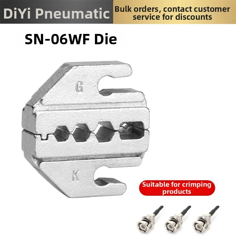 Alloy Jaw Crimping Pliers SN-2546B 58B 02C 06WF 4mm Jaw Slot Ratchet Crimper Interchangeable Dies Electrical Wire Terminal Crimp