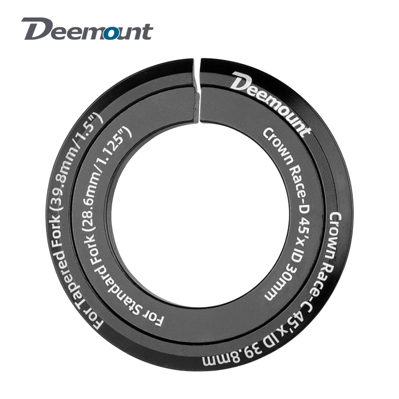 Deemount Bike Split Headset Crown Race Alloy CNC Washer Fits 1.5