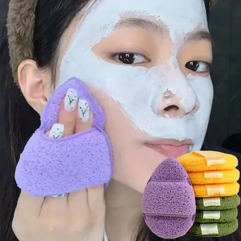 1-3pcs Exfoliërende Gezicht Wassen Reinigingsspons Mee-eter Verwijderen Make-Up Remover Schuim Bladerdeeg Tool Diep Schoon Porie schoner Huidverzorging