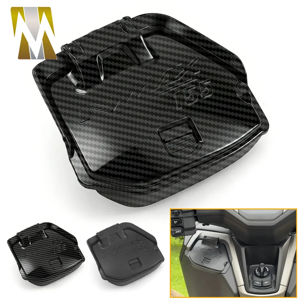 

ABS Motorcycle Toolbox Cover Waterproof Cover Compatible with Yamaha NMAX125 NMAX155 2025 Accessories