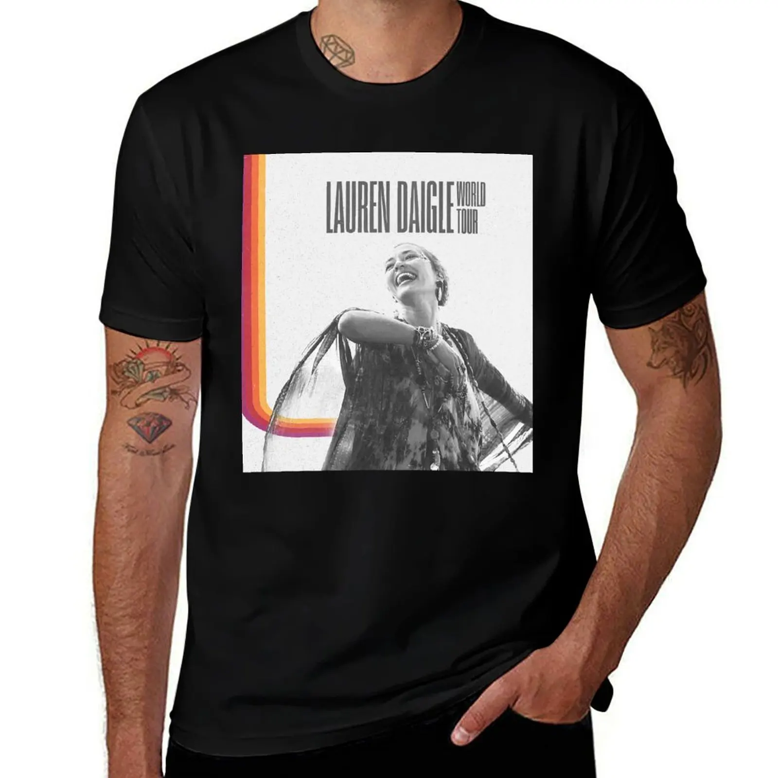 

Sevenlau Lauren Show World Tour 2020 T-Shirt t shirt men 100% cotton luxury brand t shirts for man graphic tees T-Shirt