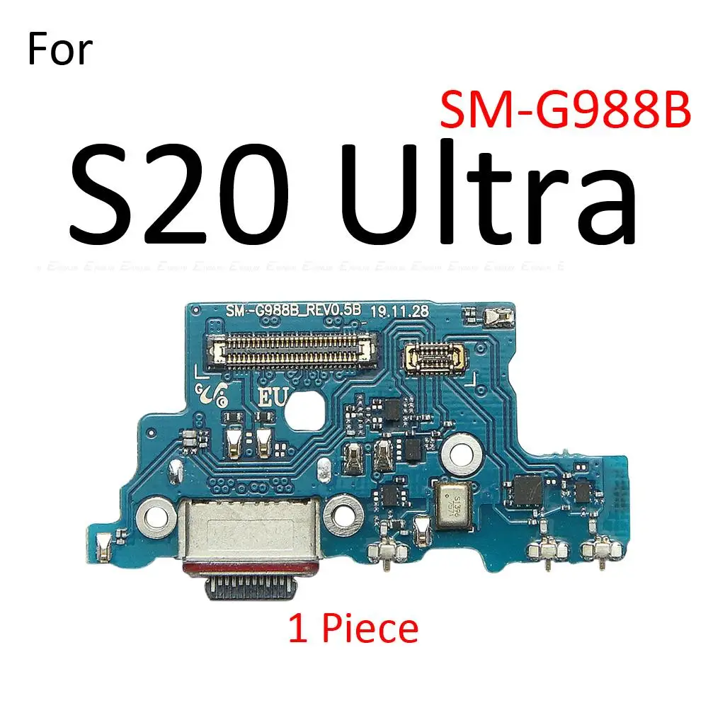 Fast USB Charging Charger Dock Port Board With Microphone Mic Flex Cable For Samsung Galaxy S20 FE Ultra Plus S10 5G Lite