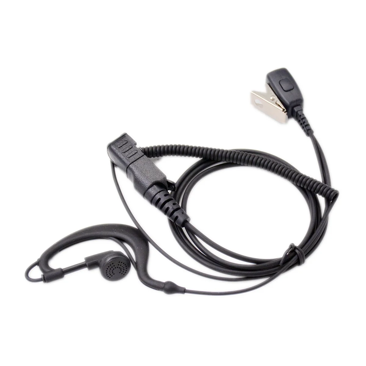 PTT Headset with Microphone for Motoroal Xpr 3300e 3500e Dp2400 XIRP DP DEP MTP Tetra Series HAM Radio Earpiece Mic Accessory