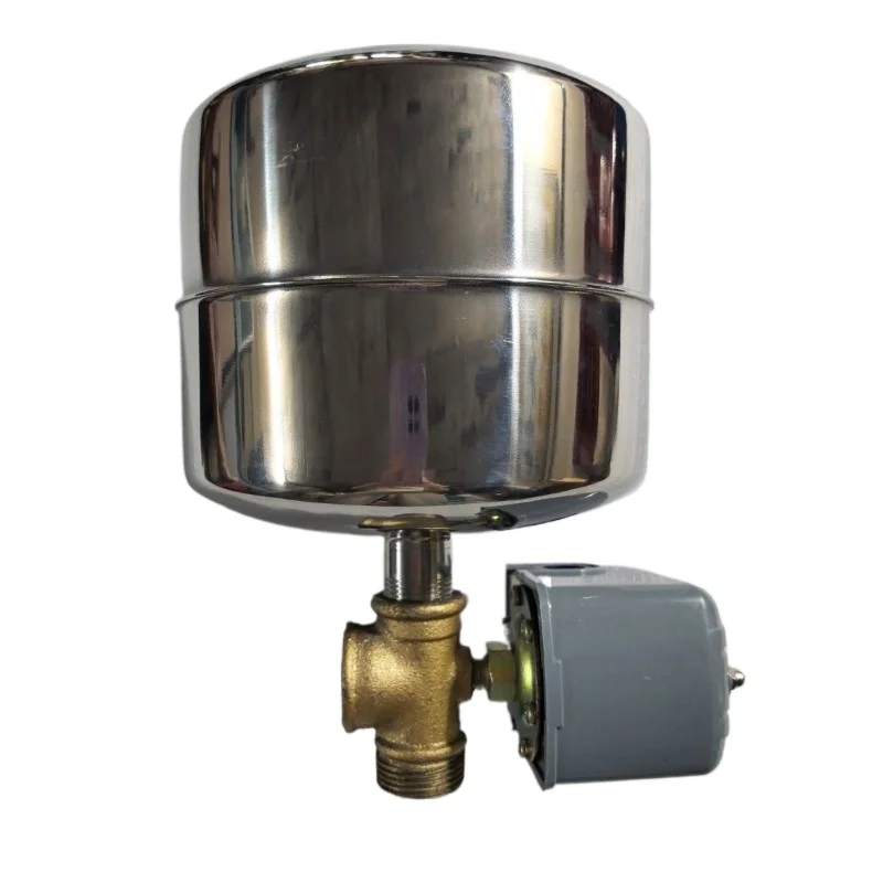 Stainless steel pressure tank 4 liters pump automatic control switch, full set of water flow pressure switch