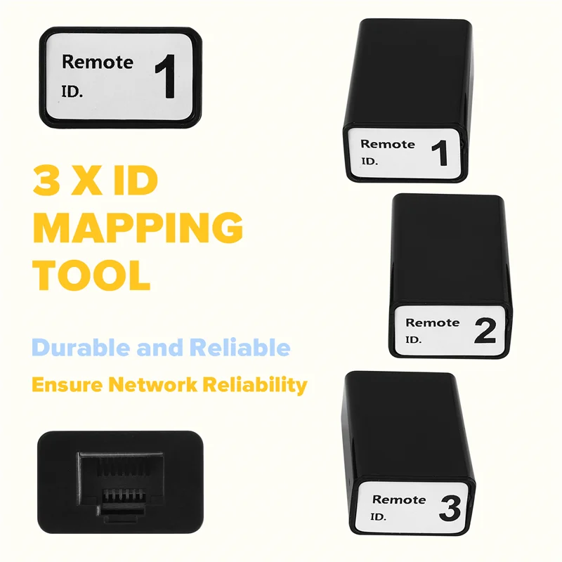 A60F-ET618 Network Cable Tester With LCD Display Analogs Digital Search POE Test Cable Wiremap Tester ID Mapping Tool