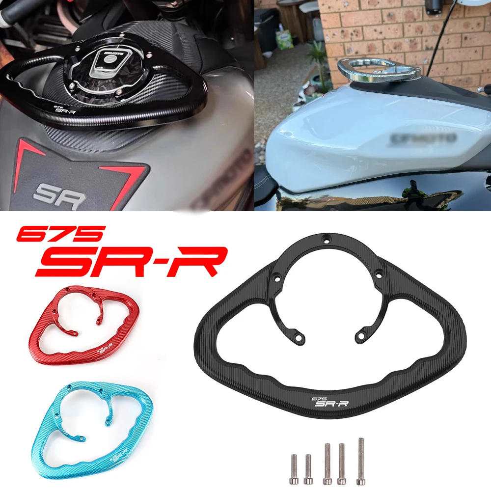 

For CF 675SR-R CF 675 SRR SR 2025+ CNC Motorcycle Passenger Handgrips Hand Grip Tank Grab Bar Handles Armrest