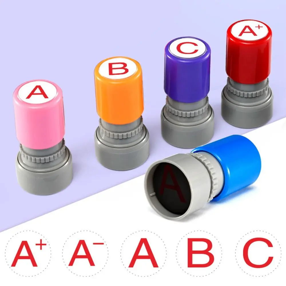 แสตมป์รีวิวครูประหยัดเวลา DIY Self Inking ABCD Grading Stamp บทวิจารณ์เชิงบวก รีวิวความคิดเห็น แสตมป์ครู