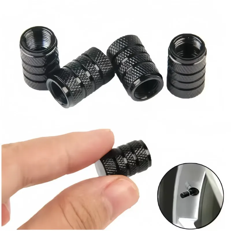 16 pcs Built-in Sealing Ring Tire Stem Dust Covers, great for Truck Motorcycle Wheel, Easy Screw On Install