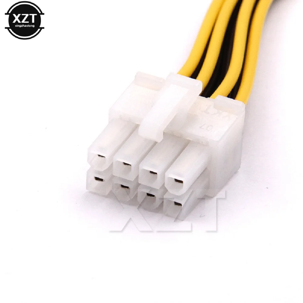 ATX 4 Pin Male to 8 Pin Female EPS Power Cable Adapter Convertor for CPU Power Supply stable performance 20cm cable