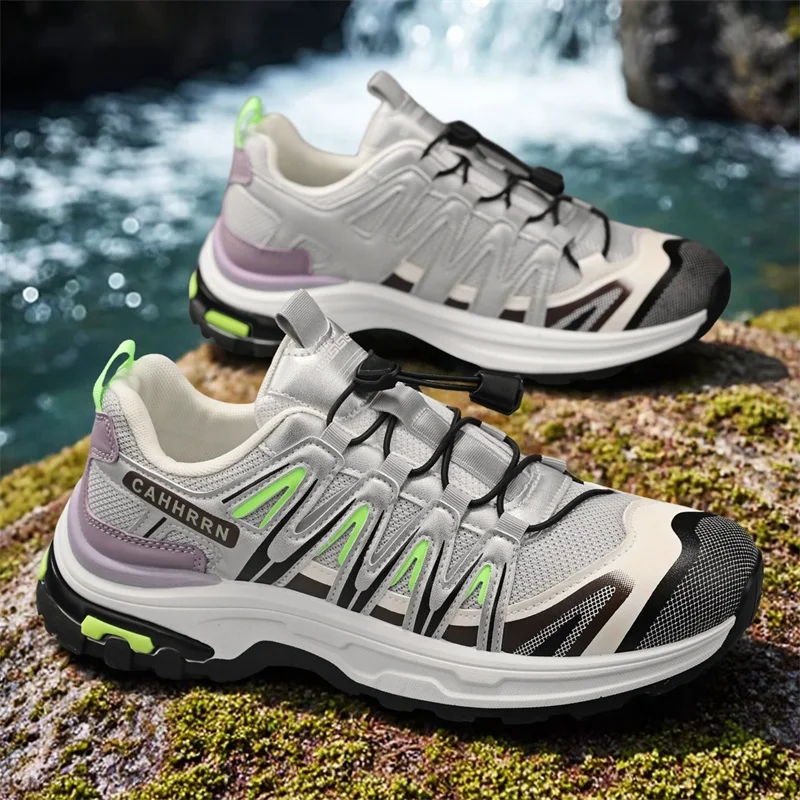 

Мужская походная обувь на платформе, уличные противоскользящие кожаные треккинговые кроссовки, мужская альпинистская обувь для кемпинга, мужская прочная рабочая обувь