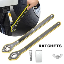 Auto Labor-Saving Car Jack Ratchet Wrench Jack Garage Tire Wheel Lug Wrench Handle Labor-saving Scissor for Small Cars SUVs Vans