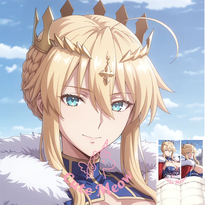 Artoria-Pendragon-(Lancer) Dakimakura anime DIY girl Double-sided Print Life-size body pillows cover Adult pillowcase