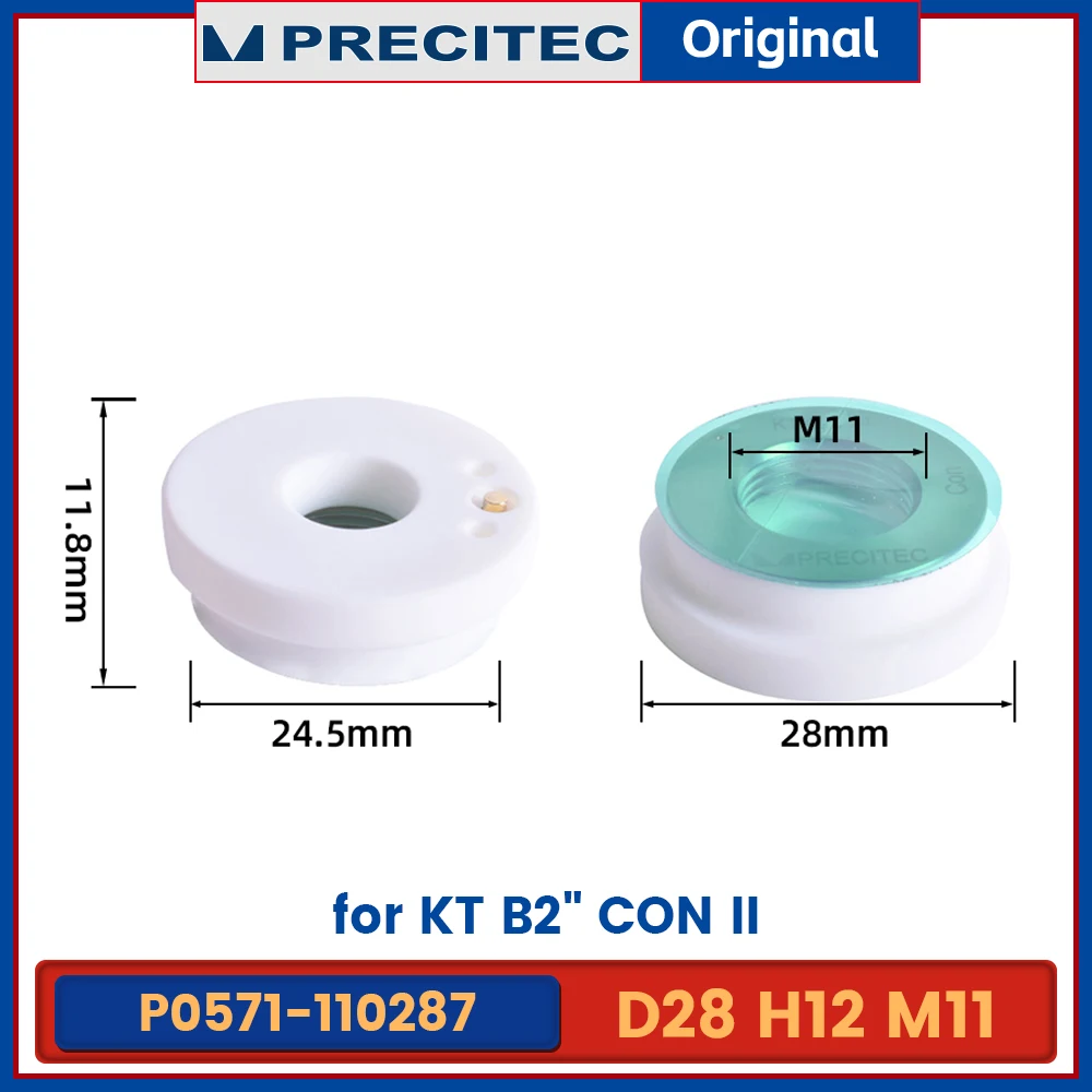 Precitec Laser céramique D28 M11 D31 M11 D17.1 M6 support de buses Laser pour Precitec Procutter tonnerre Lightcutter tête de coupe