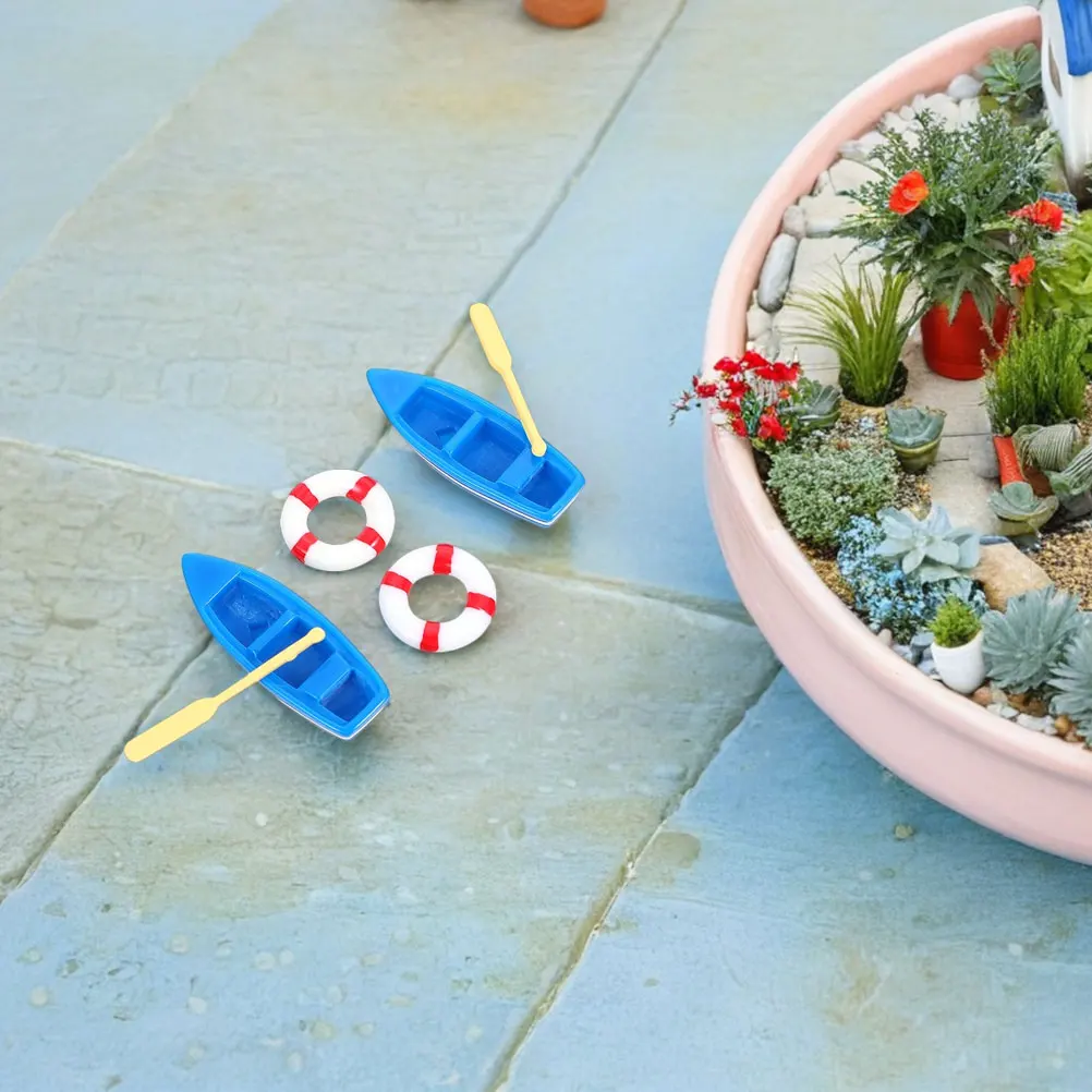 

6 Sets Miniature Beach Ornaments Decorative Decorations House Scene Decors Home Accessories Objects Furniture