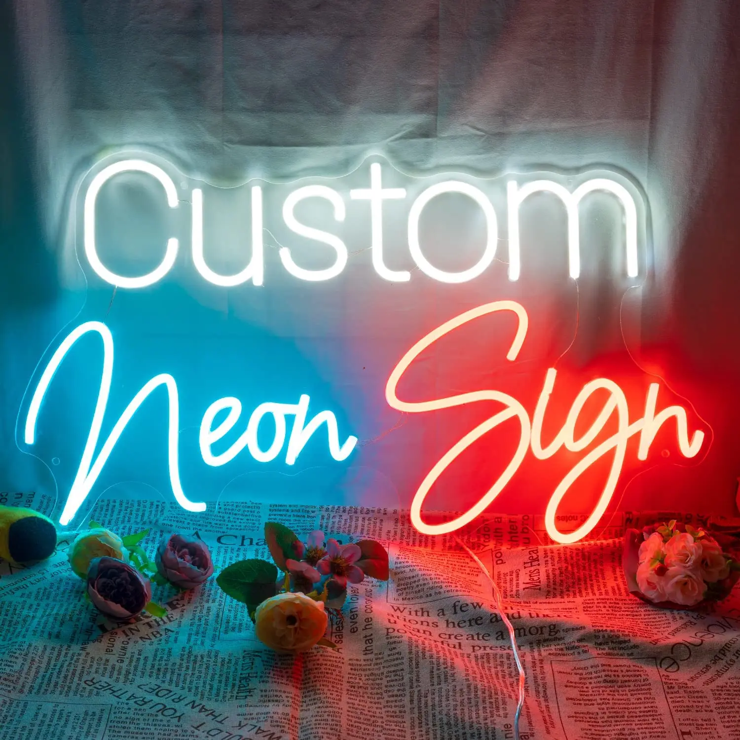 

Custom Neon Signs for Wall Decor Lights LED Sign Neon Name Sign Personalized Design Logo Room Wedding Birthday Party Outdoor