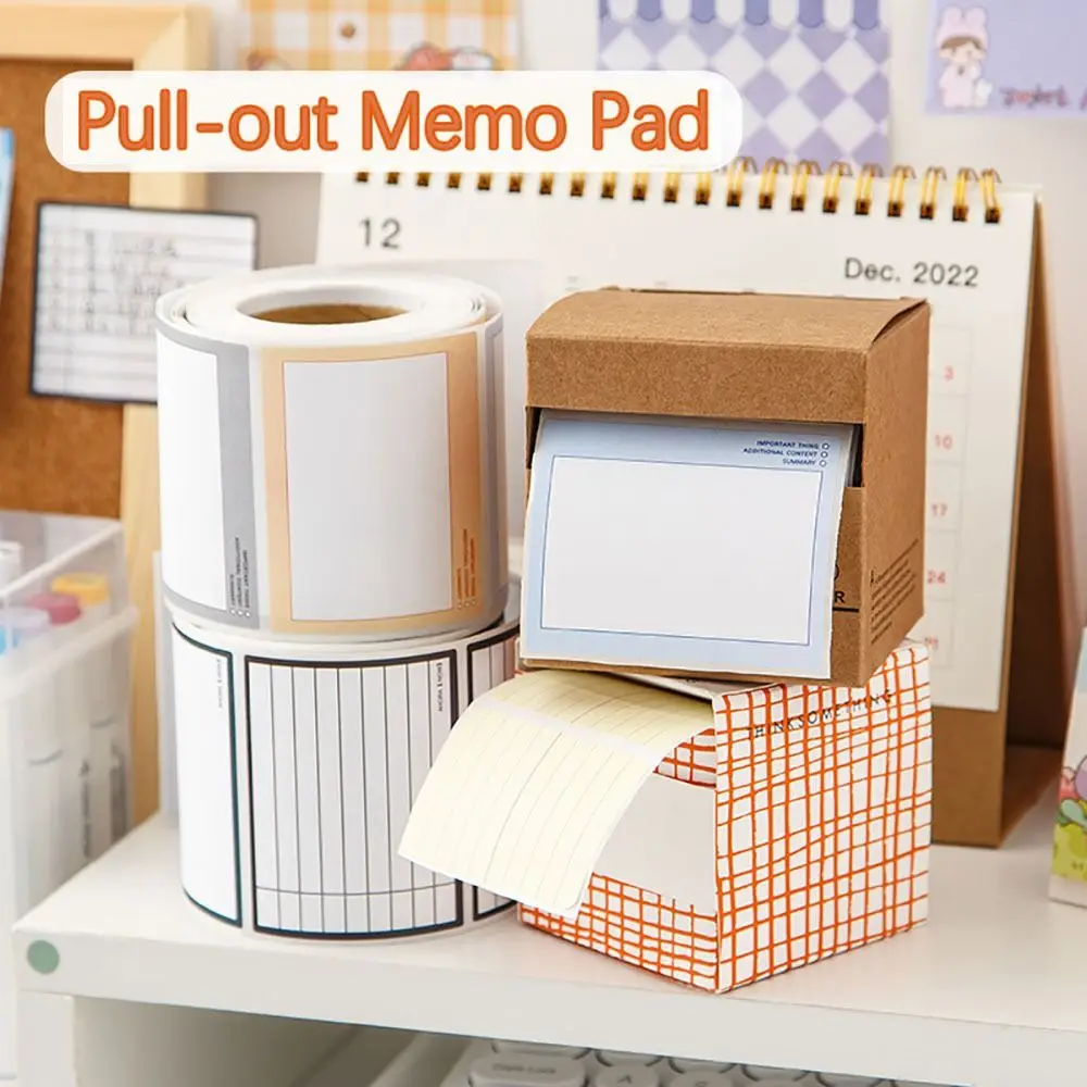 Multifuncional Sticky Note Stickers Set, Pull Out Design, Etiquetas DIY adesivas completas, Papelaria Scrapbook Sticker, 100 Pcs, 250Pcs