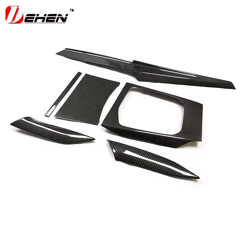 For BMW 20-26 M4 G82 M3 G80 G42 M240i M340i Center Console Instrument Air Outlet Panel Dry Carbon Fiber G22 G20 G26 I3 I4