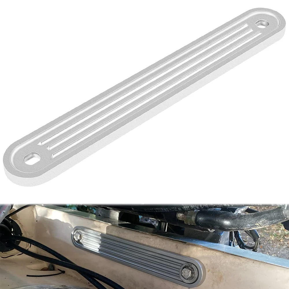 

TSP-1 Transom Support Plate For Top Bolt Holes (3001.8067) - 15" x 2" Aluminum Marine Engine Transom Support Plate, 3/8" Thickne