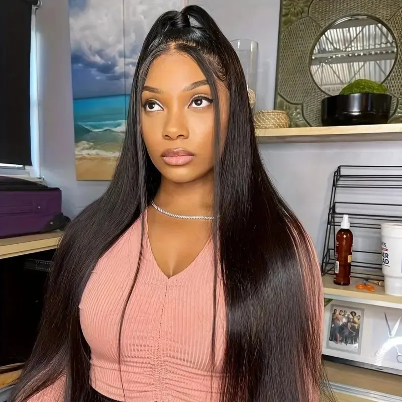 Rosabeauty 30 40 Inch 13x6 Human Hair 13X4 Frontal 5X5 Glueless Ready to Wear Wig 250% Density For Women Straight Lace Front Wig