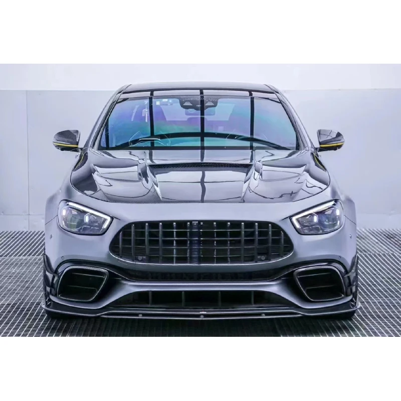 Hot selling Carbon Fiber E Class W213 E63 Good Quality Engine Bonnet Hood for Classic Auto Part