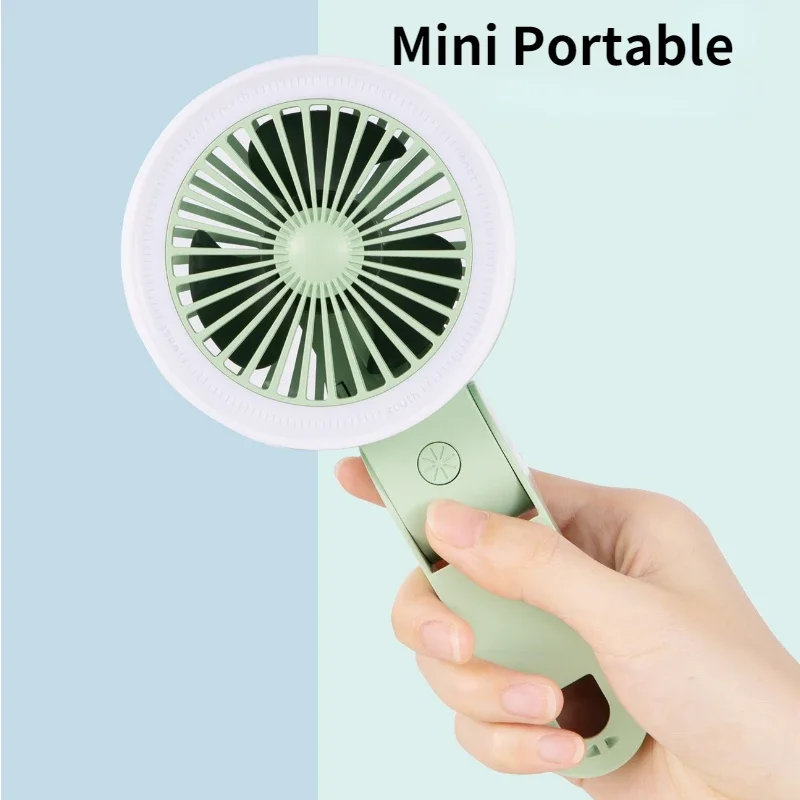 Portable Mini Electric Air Cooler Neck Fan for Office and Home - Opolar Handheld Rechargeable Fan