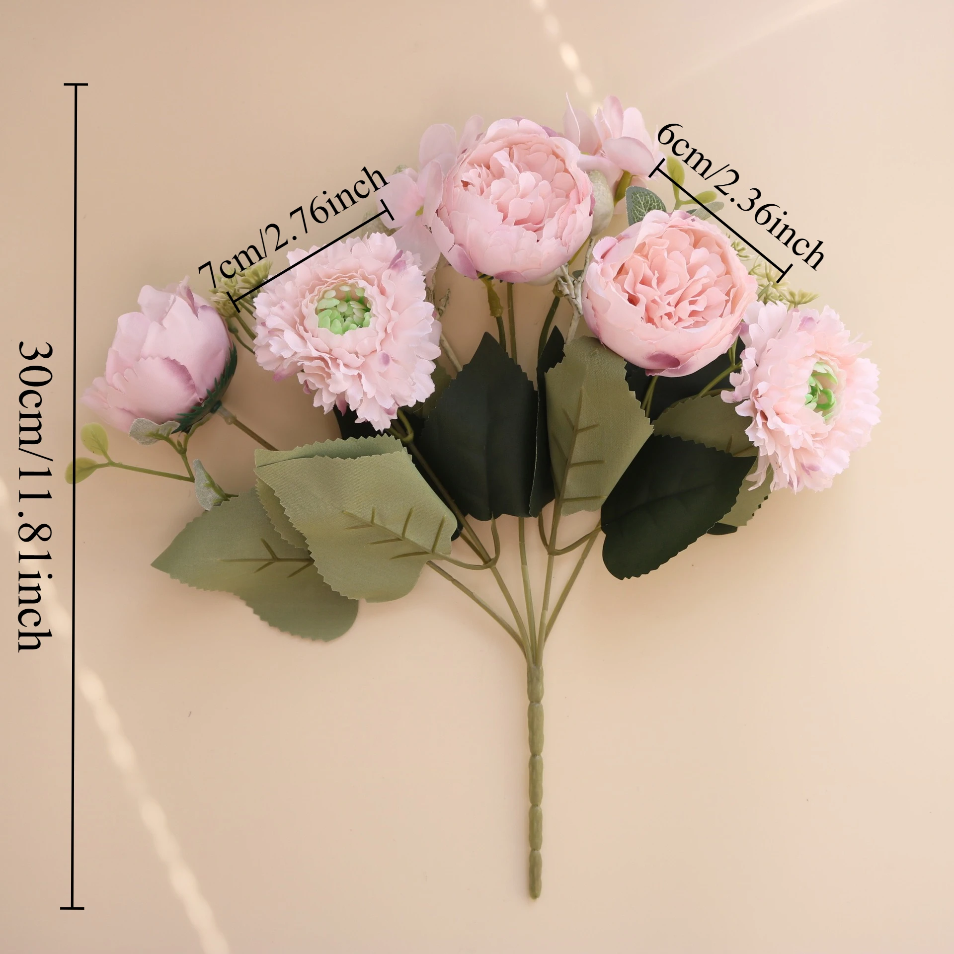 

4 Bundles Peonies Artificial Flower Heads Small Bud Bride Decorations Bouquet Peony Artificial Flower Wedding Home Decoration