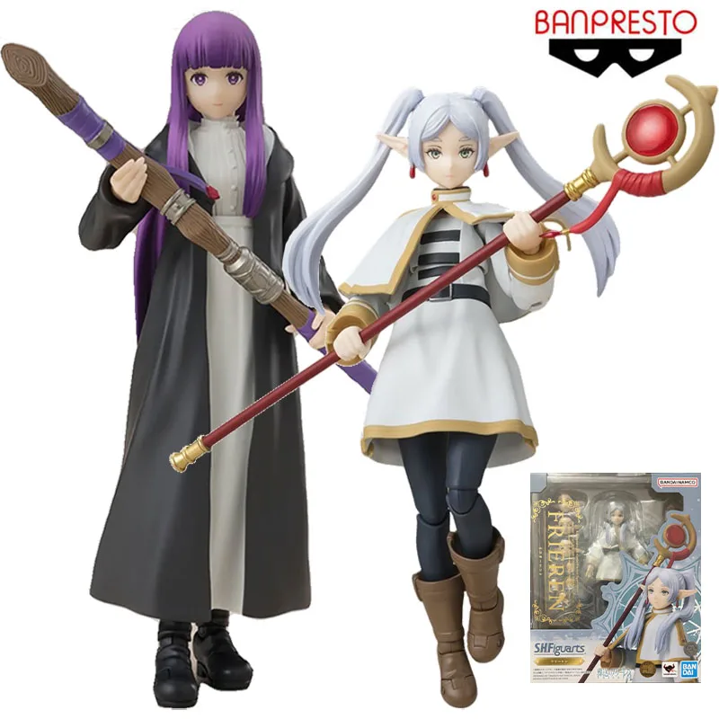 

Bandai Banpresto Original SHF Frieren:Beyond Journey's End Anime Figure Frieren Fern Action Figure Toys For Kids Gifts Model