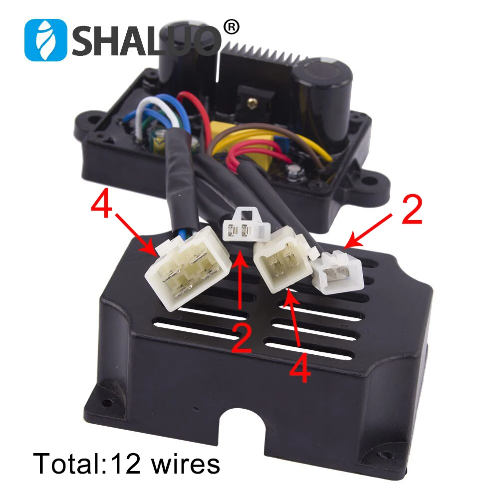 HJ-5K25DH 5KW AVR welding generator Automatic voltage regulator regulating single phase control stabilizer 12 wires 14 wires