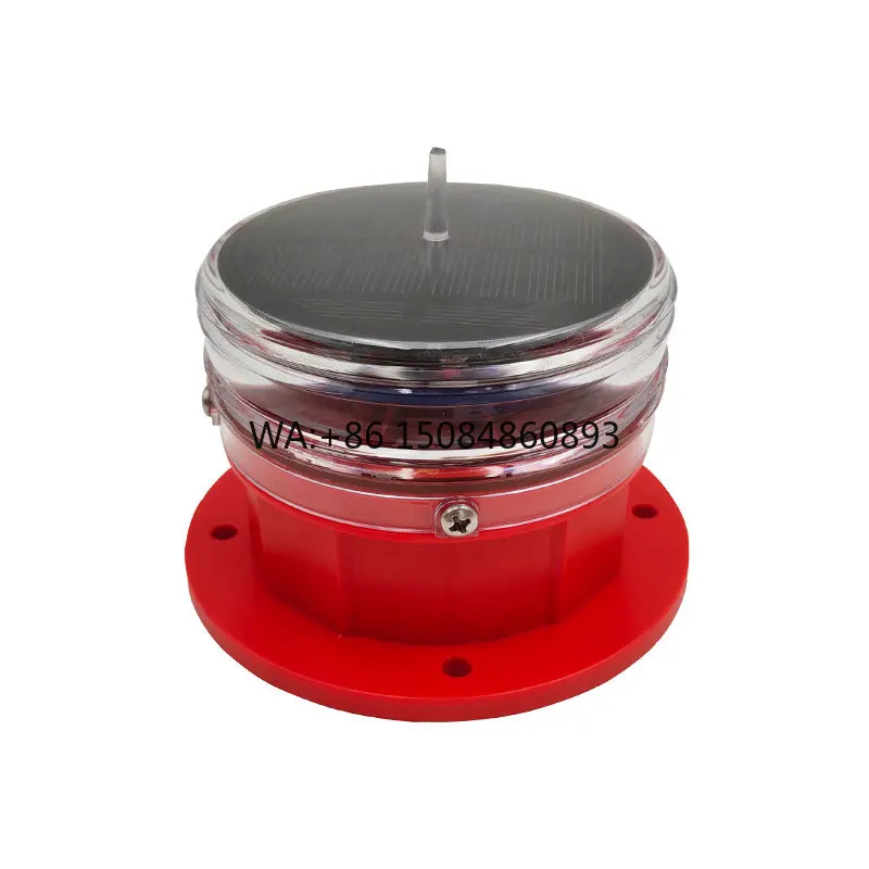 UV-Resistant Solar Navigation Light  Solar-Powered Crane Light (Durable & Weatherproof) Solar panel power generation