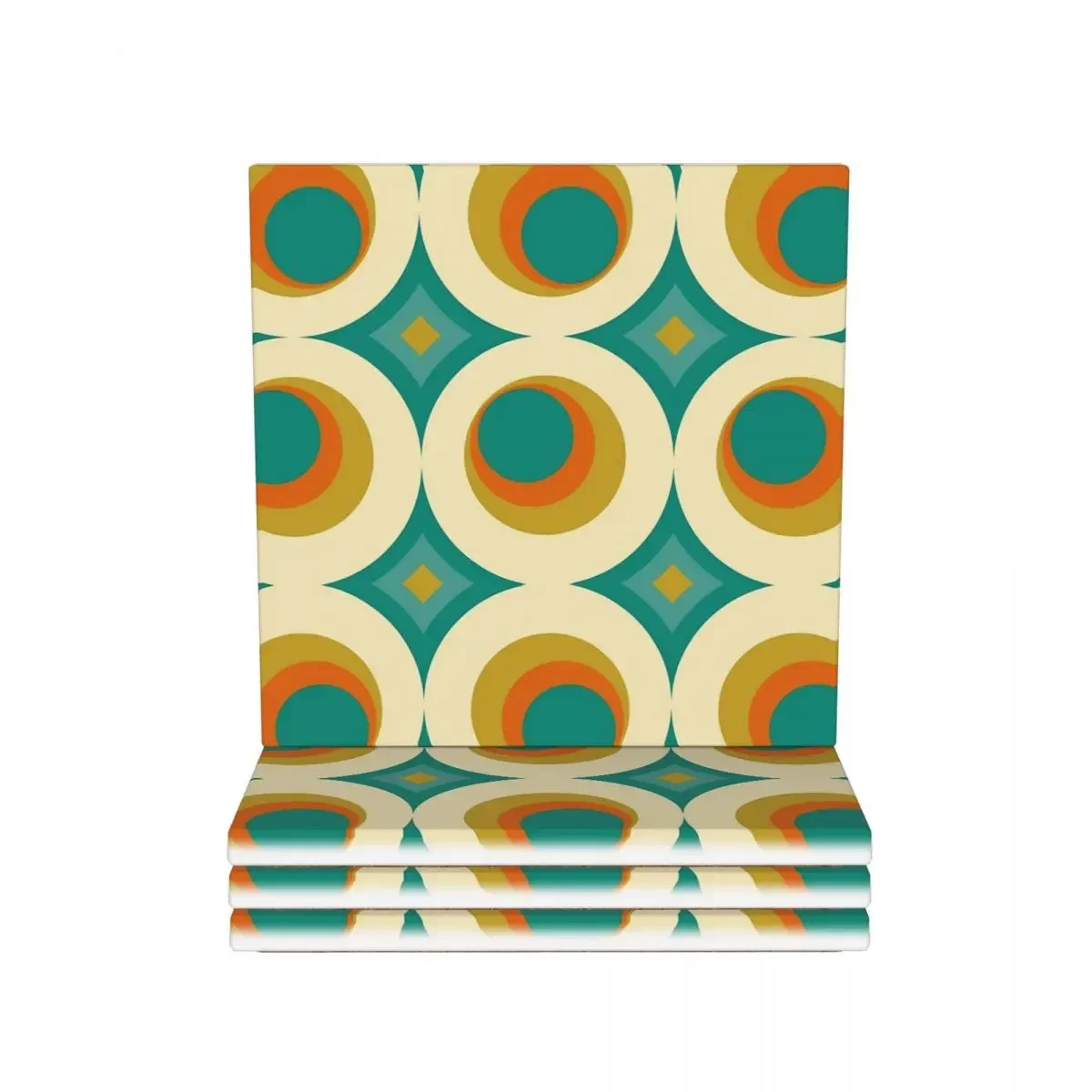 Mid-Century Modern Splash Coaster Ceramics Baking Mat Table Decoration Kitchen Placemats For Dinner Table Coffee Mat