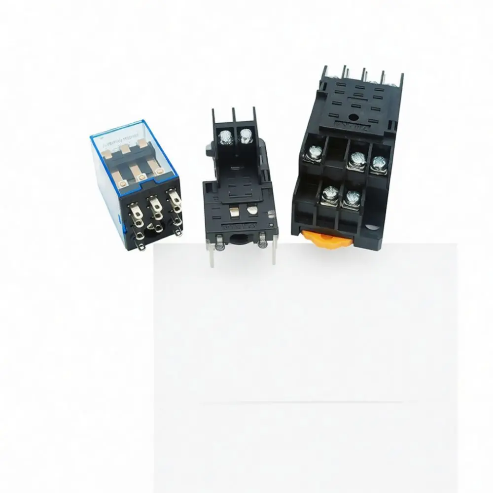 For For GANGKOO Industrial Control Intermediate Relay MY4NJ MY2NJ LY2NJ HH52P HH54P 220V 24V 12V Automation Circuit Switch Part