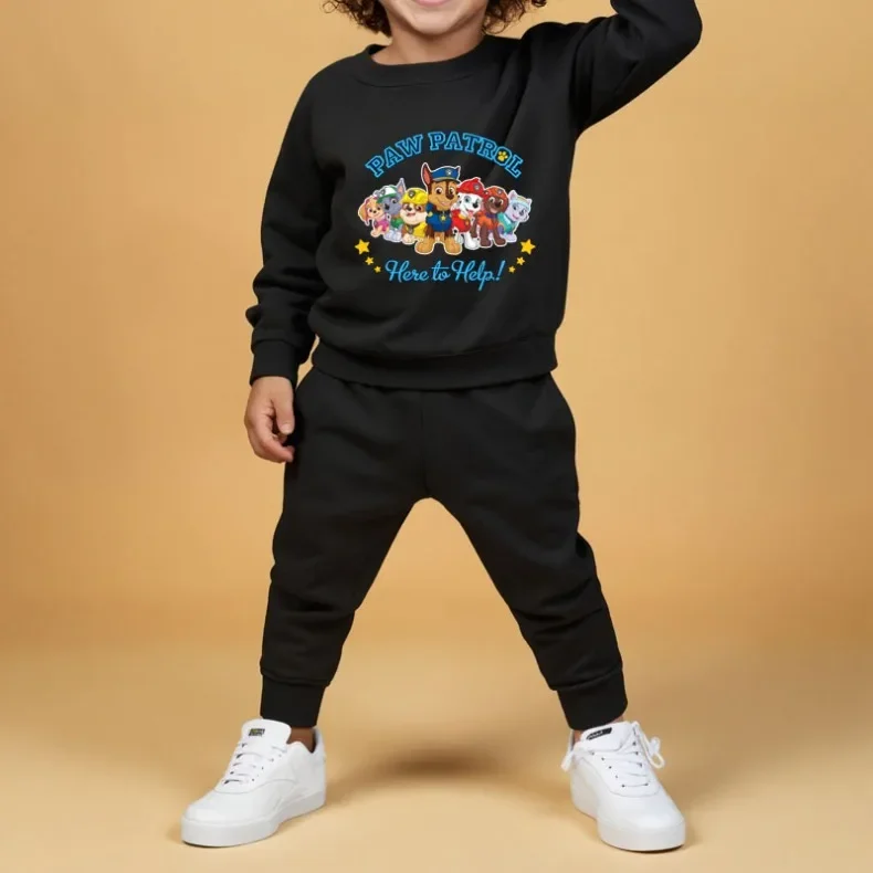 2026 Herbst Jungen Mode O-Ausschnitt Pullover+Hose 2-teiliges Set Kinder Lässiger Hoodie Jogginghosen-Set Frühling Herbst Kinder-Trainingsanzug Neu – Detail 7