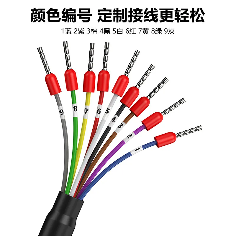 DB9 Serial Port Cable Single-ended 9-pin Terminal Cable DB15 Parallel Port Cable DB25 Connecting Cable