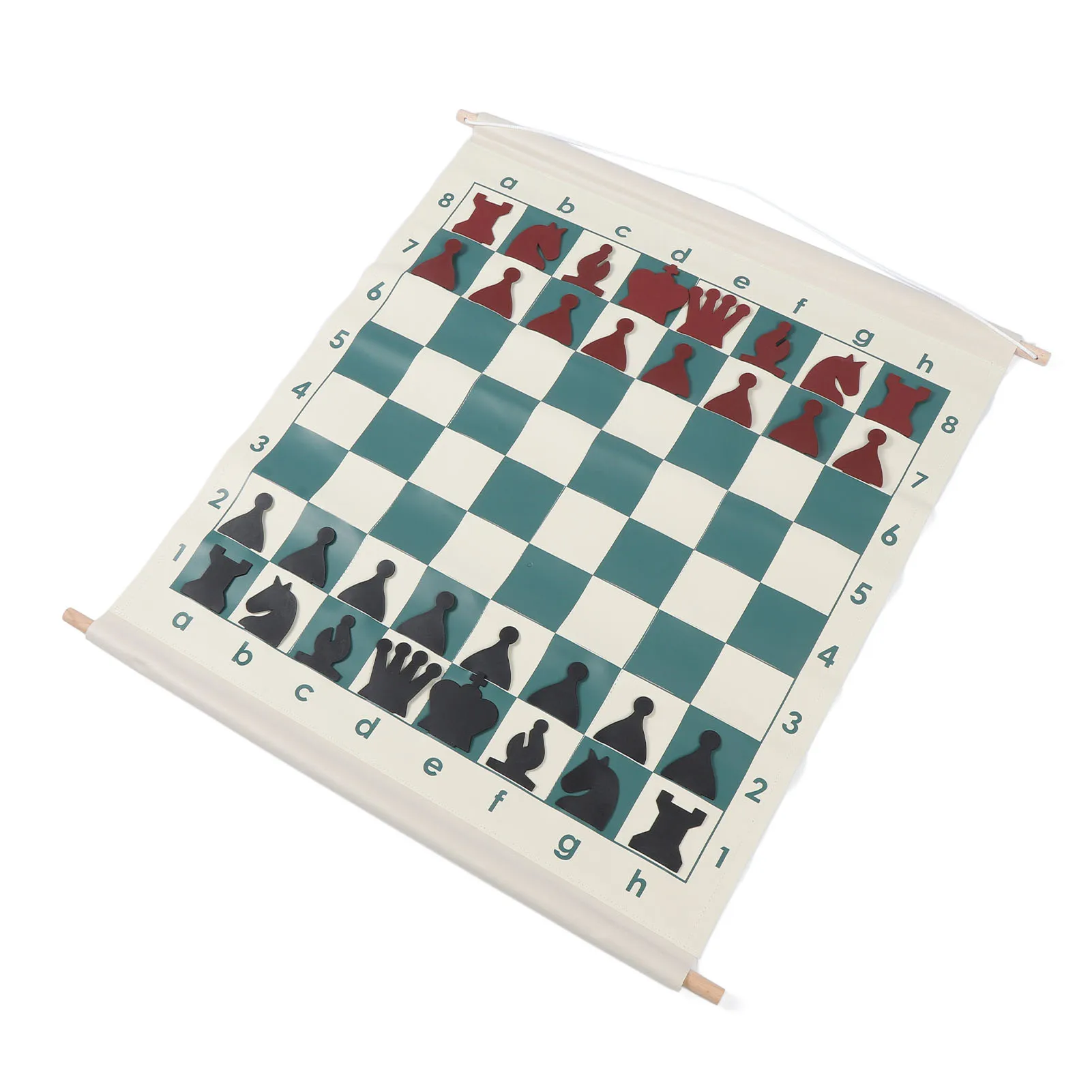 

Chess Teaching Demonstration Board Chess Demonstration Board Set Foldable Easy To Use Educational Portable for School for Home