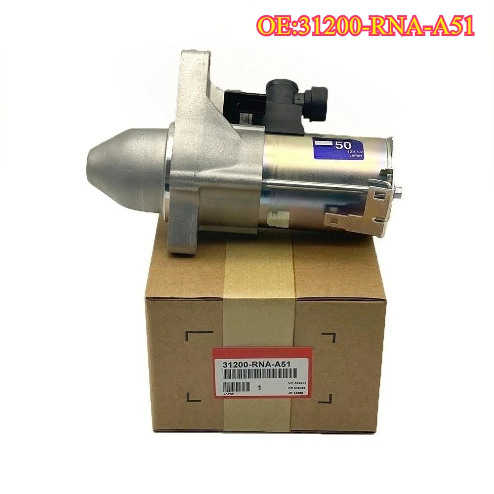 

High quality New For 31200-RNA-A51 Starter For 2006-2011 Honda Civic 1.8LAutomatic Transmission only