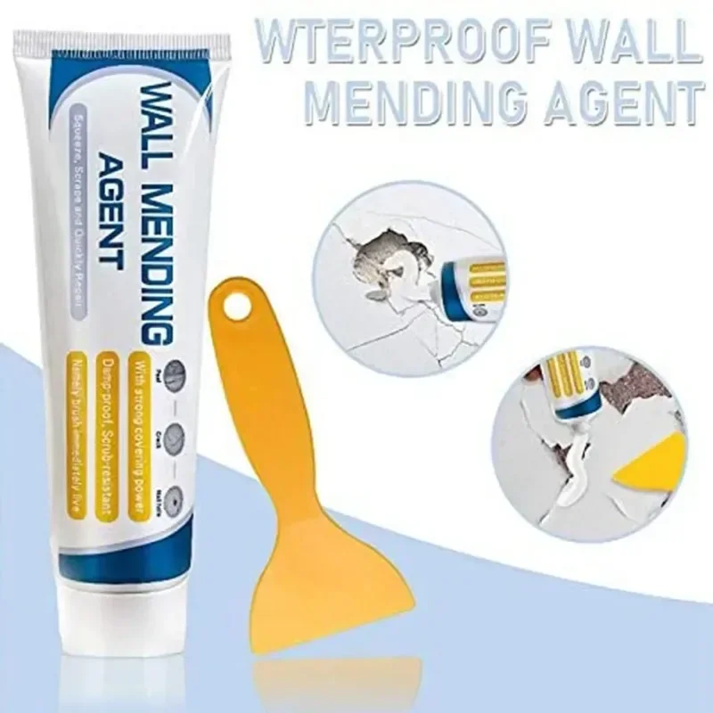 Home  100g Wall Mending Agent Wall Repair Cream With Scraper Paint Valid Mouldproof Quick-Drying Patch Restore