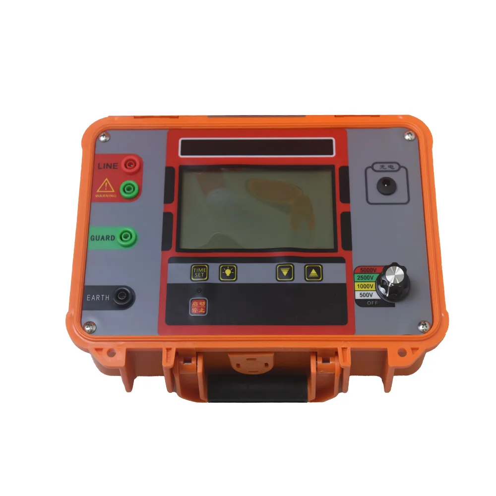 Rapid Test 5kv AC/DC High Voltage Transformer Testing Machine Megohmmeter Megameter Insulation Resistance Tester